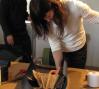 A teacher in a Professional Development workshop 