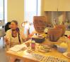 Artist Syma at work: Photo: courtesy of MAD