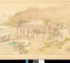  Conceptual drawing of Playhouse at Shangri La, ca. 1936. H. Drewry Baker, Wyeth and King, Architects, image courtesy Shangri La Historical Archives, Doris Duke Foundation for Islamic Art, Honolulu, Hawaii.