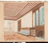  Drawing of a scheme for Shangri La living room, May 1937. P. Vary, S.A.L.A.M. Rene Martin, image courtesy Shangri La Historical Archives, Doris Duke Foundation for Islamic Art, Honolulu, Hawaii.