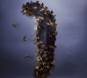 Dream for Cerro Pelon, 1999-2003: Steel, pure gold, diamonds, rare earth magnets 18 x 4 x 2 in. (45.7 x 10.2 x 5.1 cm)  Private Collection. Photo: David Behl