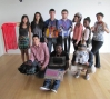  2012 Artslife Interns with their Interactive Artworks