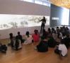 Students tour the galleries 