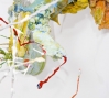 Surging Seepage: A Triple Bond Accretion System: Surging Seepage: A Triple Bond Accretion System, ceramic glaze, rubber, paint, epoxy, 2009