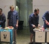 Manpurse IV: Assembly Line : Manpurse IV: Assembly Line, perfromative work at the Fourth NY Art Book Fair, P.S. 1, NY