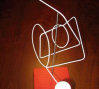 On Point: On Point, 2010, re-purposed wood, painted wire and wood spheres