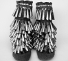 Jingle Boots, 2012. felt and metal: Jingle Boots, 2012. felt and metal