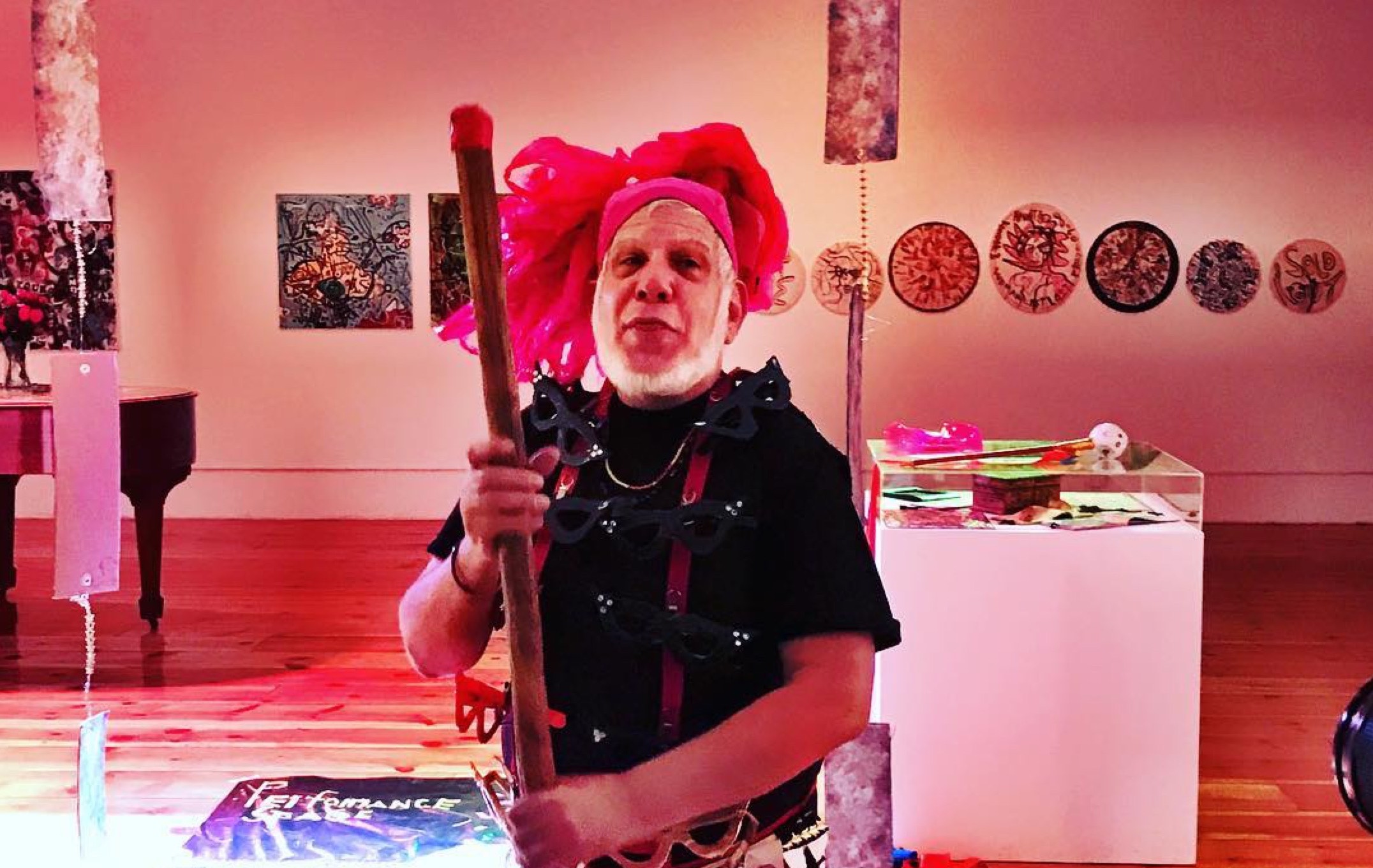 Hapi Phace Paints a Scarf | Museum of Arts and Design