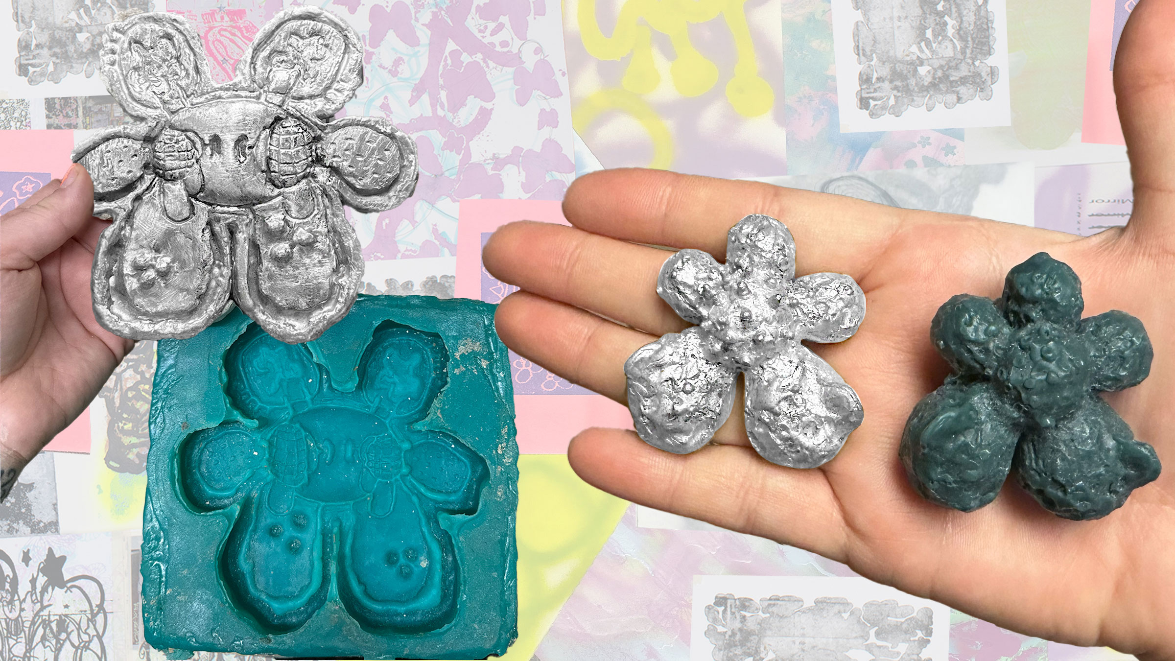 Sulo Bee Pewter Cast Charms with SULO BEE | Museum of Arts and Design