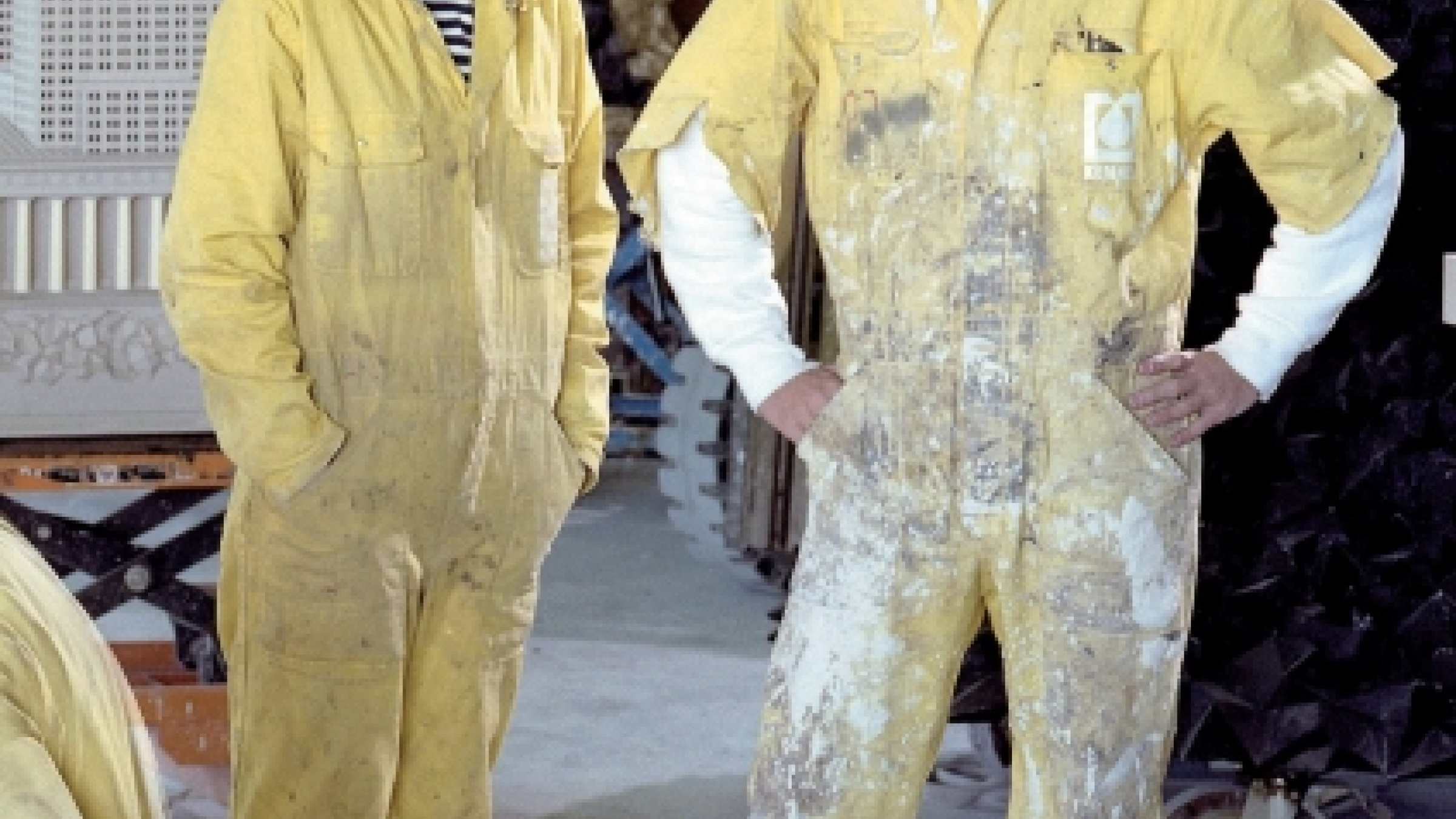 Job Smeets and Nynke Tynagel in foundry