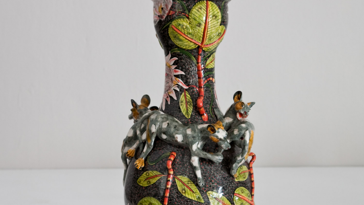 Ardmore Ceramic Art, 'Wild Dog Urn,' 2009.