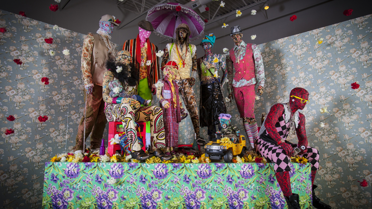 Swag Swag Krew (from the Out and Bad series) (installation view, John Michael Kohler Arts Center), 2011–14