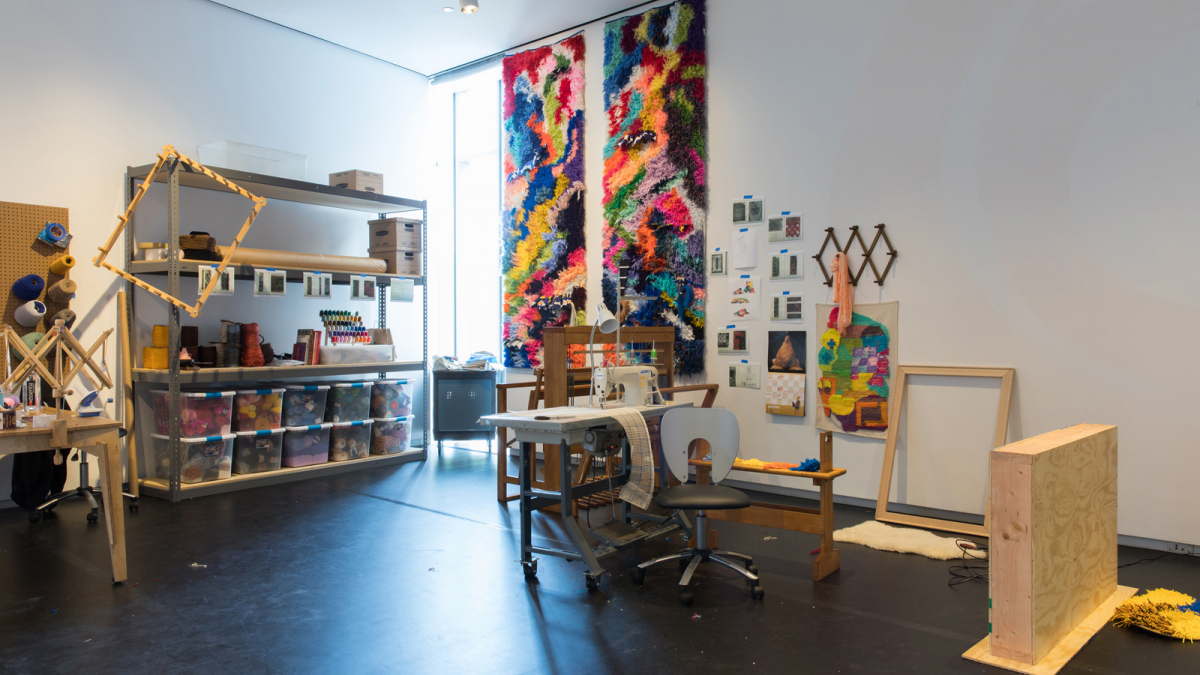 Installation view of <em>Studio Views: Craft in the Expanded Field</em>