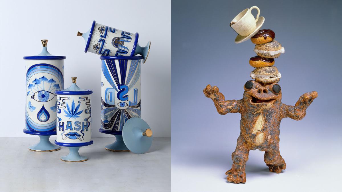 Jonathan Adler and David Gilhooly Sculptures