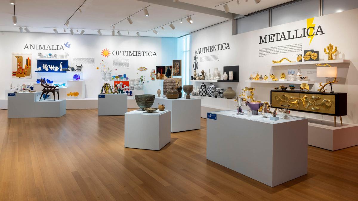 Jonathan Adler exhibition at the Museum of Arts and Design.
