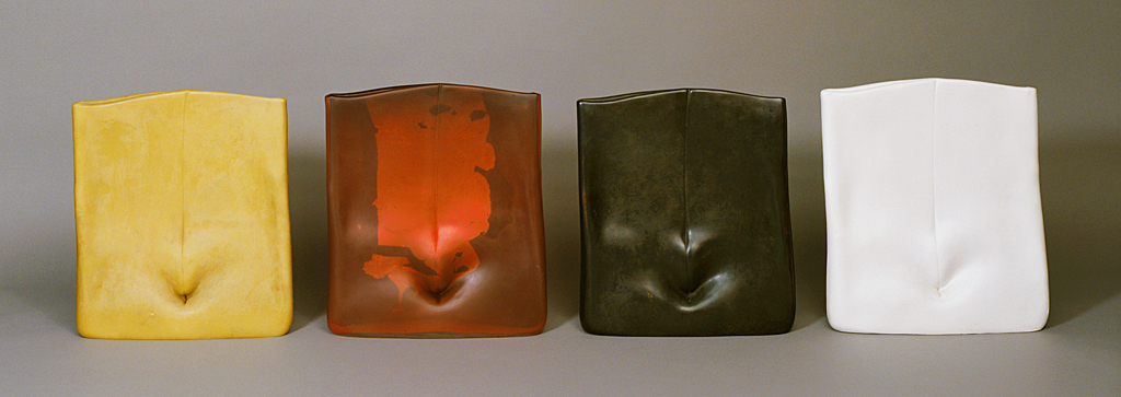 Senza Titolo (Untitled), 2005: Laura de Santillana. Hand-blown glass, silver foil, wax, cast bronze, plaster. Photo: Ed Watkins, 2007