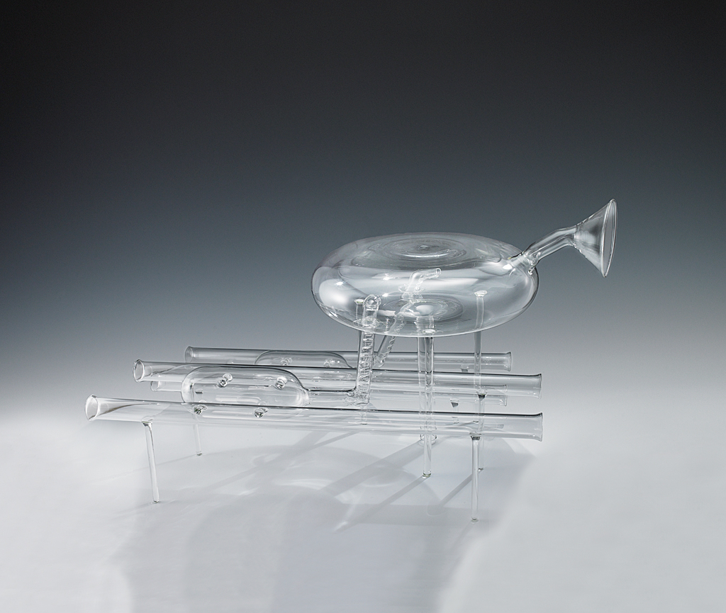 Station (Imaginary Architecture), 2011: El Ultimo Grito. Glass. Photo: David Behl, 2012