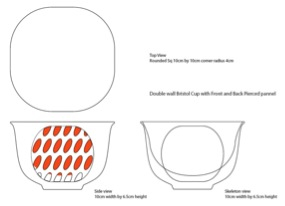 Peter TIng, Bristol Tea Cup design, 2012: Peter TIng, Bristol Tea Cup design, 2012