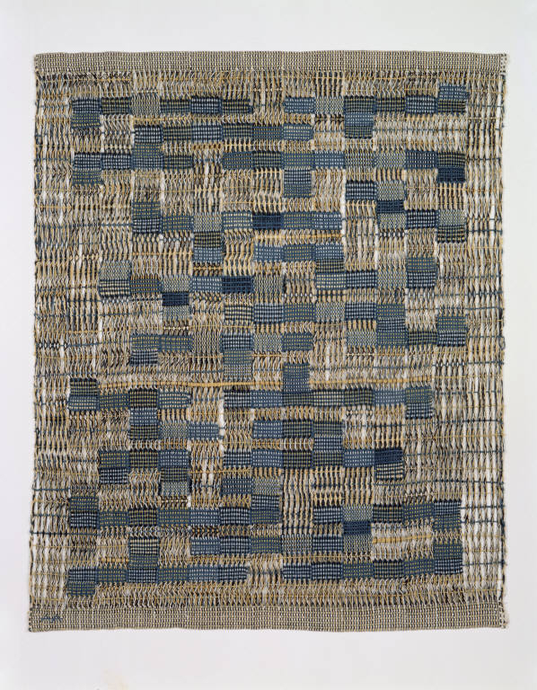 Anni Albers; Tikal, 1958: Cotton, plain weave, leno weave 30 x 23 in. (76.2 x 58.4 cm) Framed: 35 1/2 x 29 1/2 in. (90.2 x 74.9 cm) Museum of Arts and Design, Gift of the Johnson Wax Company, through the American Craft Council, 1970, 1979.3.5 Photo credit: Eva Heyd