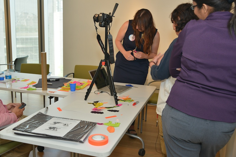 an animation workshop in progress: an animation workshop in progress