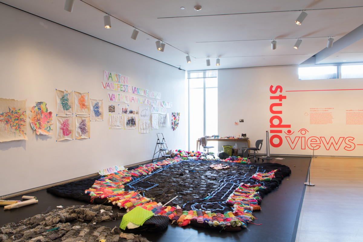 Installation view of <em>Studio Views: Craft in the Expanded Field</em> 