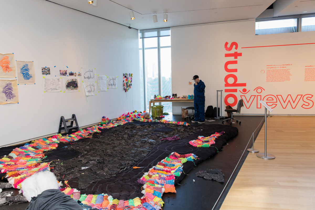 Installation view of <em>Studio Views: Craft in the Expanded Field</em> 