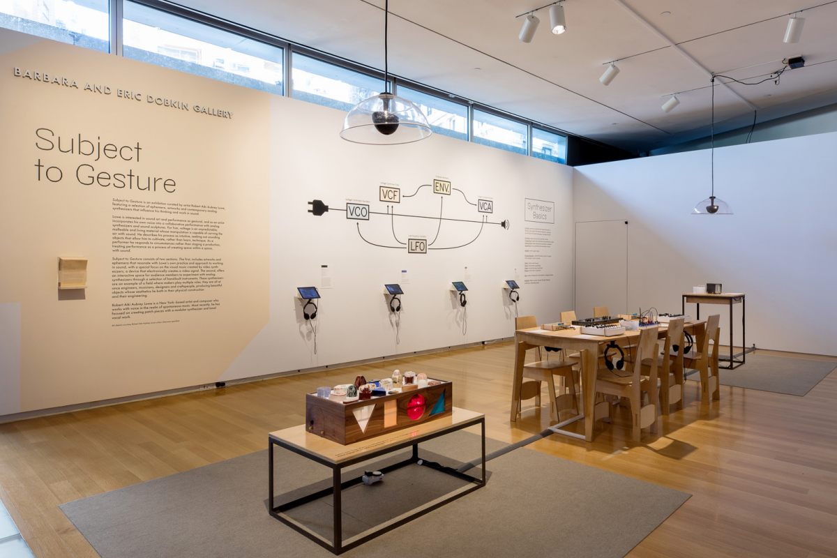 Installation view of 