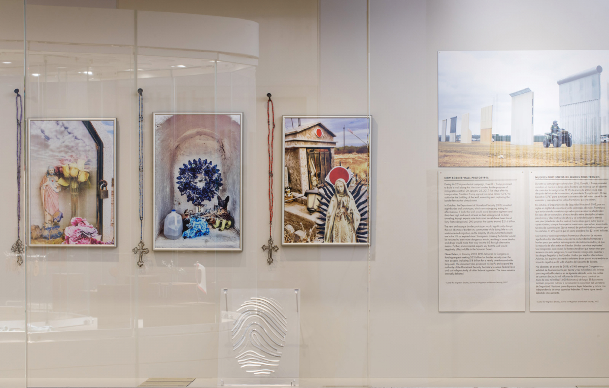 Installation view of <em>La Frontera: Encounters Along the Border</em> 