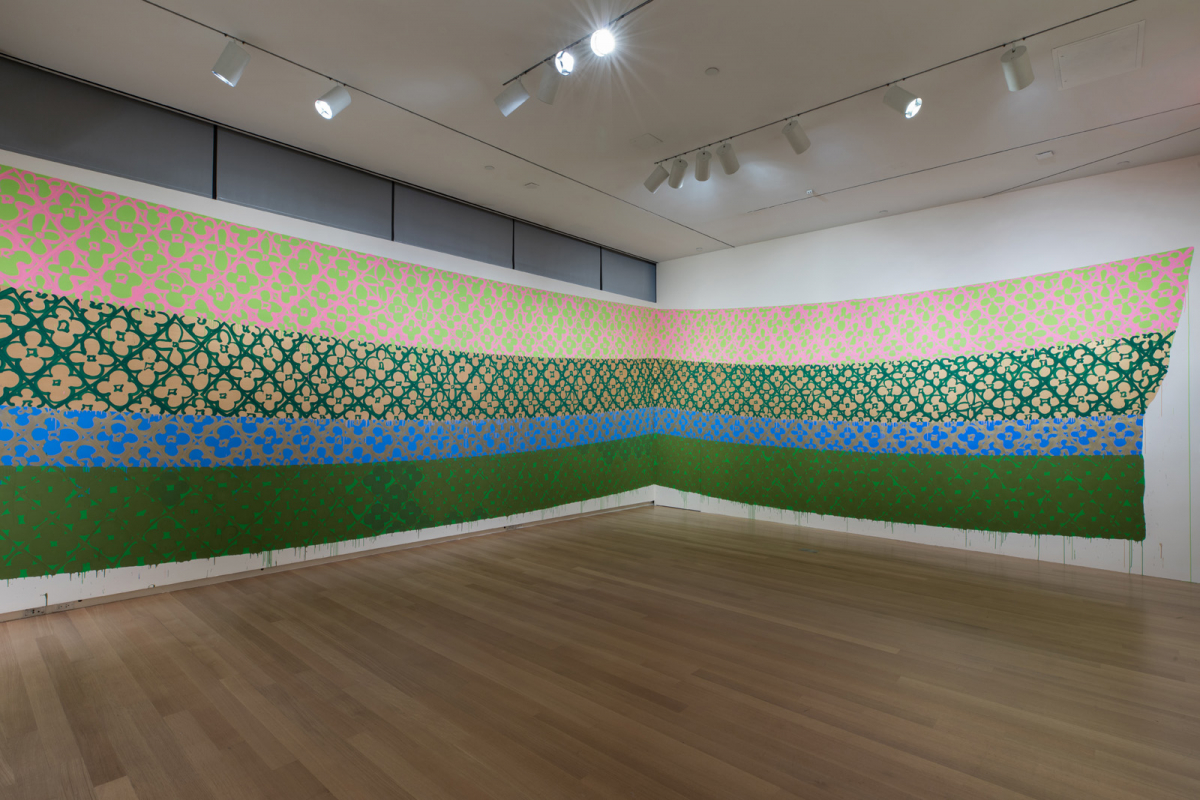 Installation view of <em>Surface/Depth: The Decorative After Miriam Schapiro</em> 