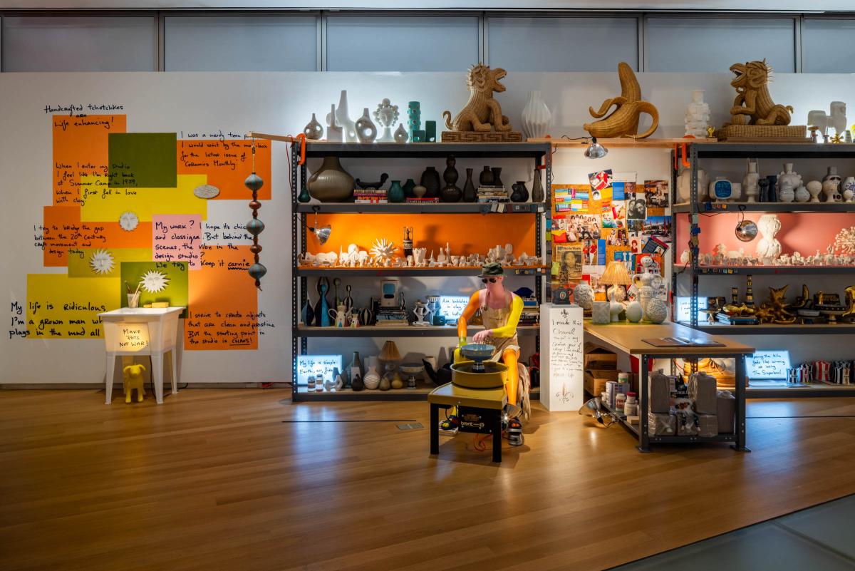 Jonathan Adler exhibition at the Museum of Arts and Design. 