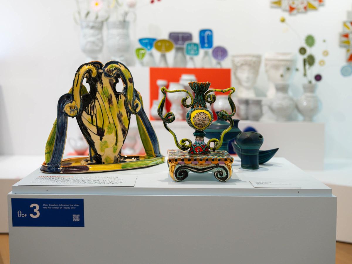 Jonathan Adler exhibition at the Museum of Arts and Design. 