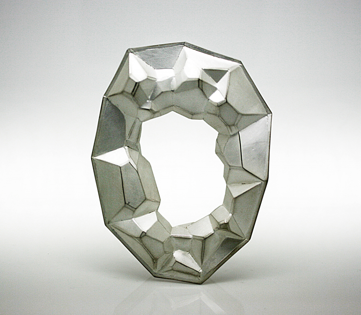  Untitled Brooch, 2011, Silver