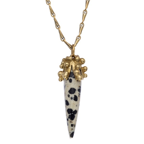 Andromeda Pendant with Dalmatian Jasper, 2013: Andromeda Pendant with Dalmatian Jasper, 2013