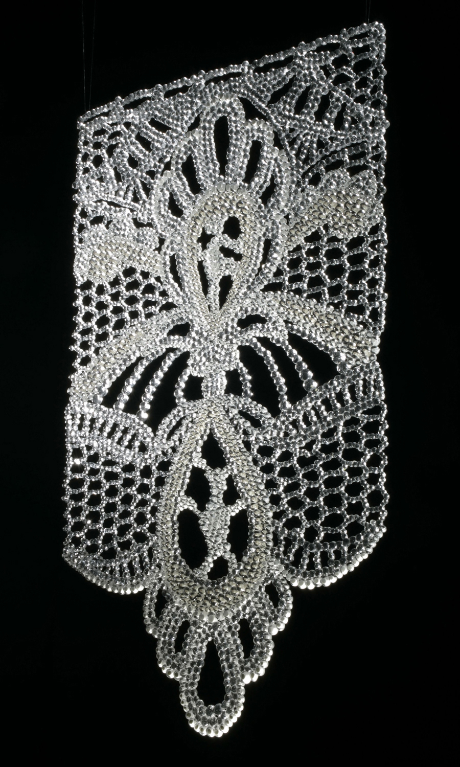  "Lace", 2007-2008, Fused Murrine/ Water-Jet Cut Glass